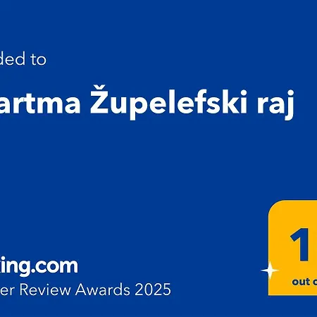 Διαμέρισμα Apartma Zupelefski Raj *